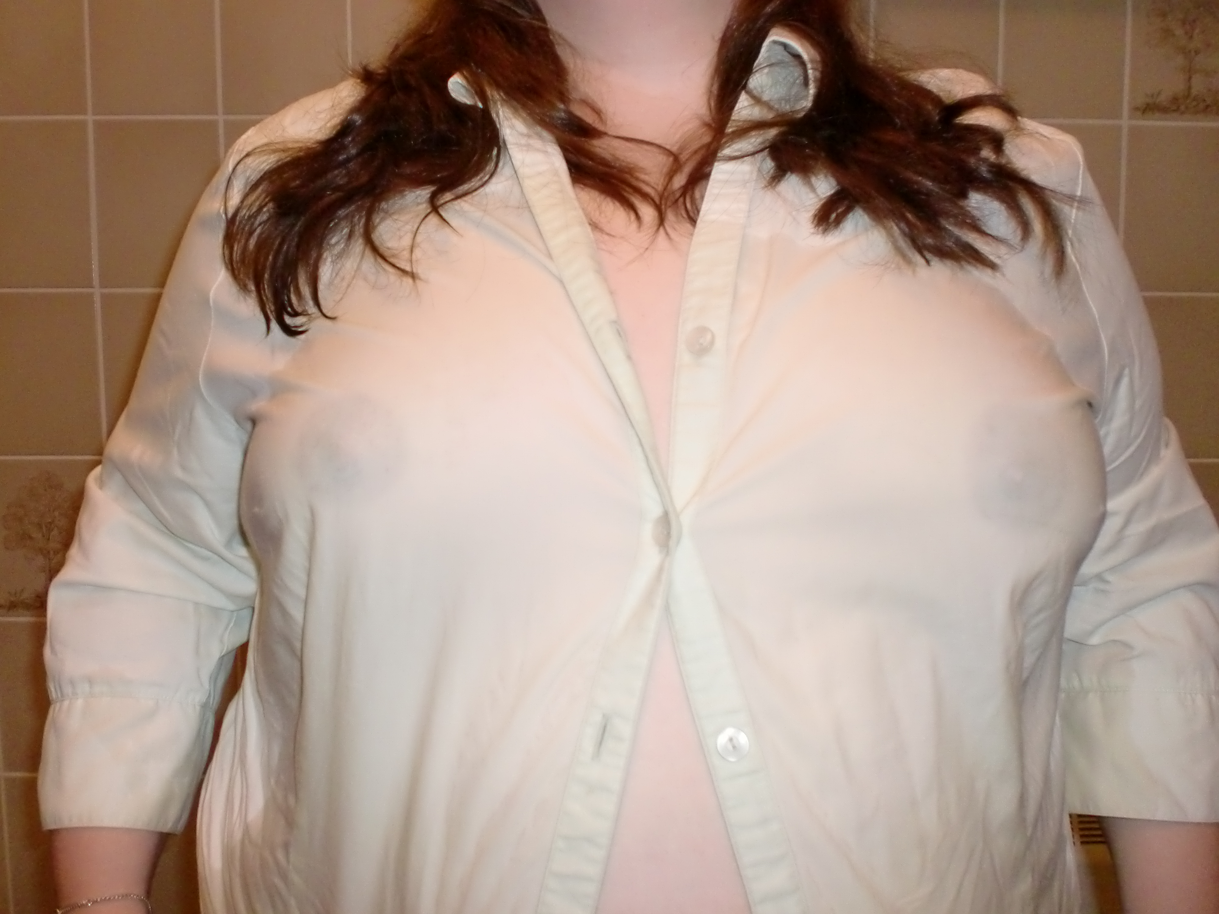 Strip breasts without bra