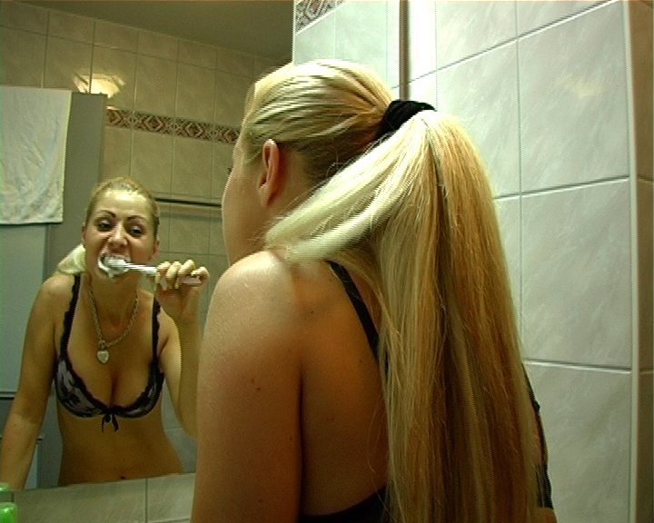 dressed in lingerie teeth