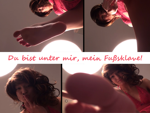 I crush you with my bare feet ...
