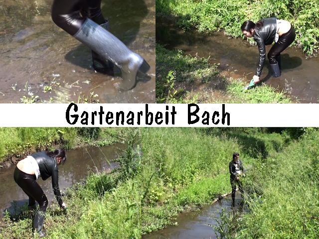 Gartenarbeit Bach